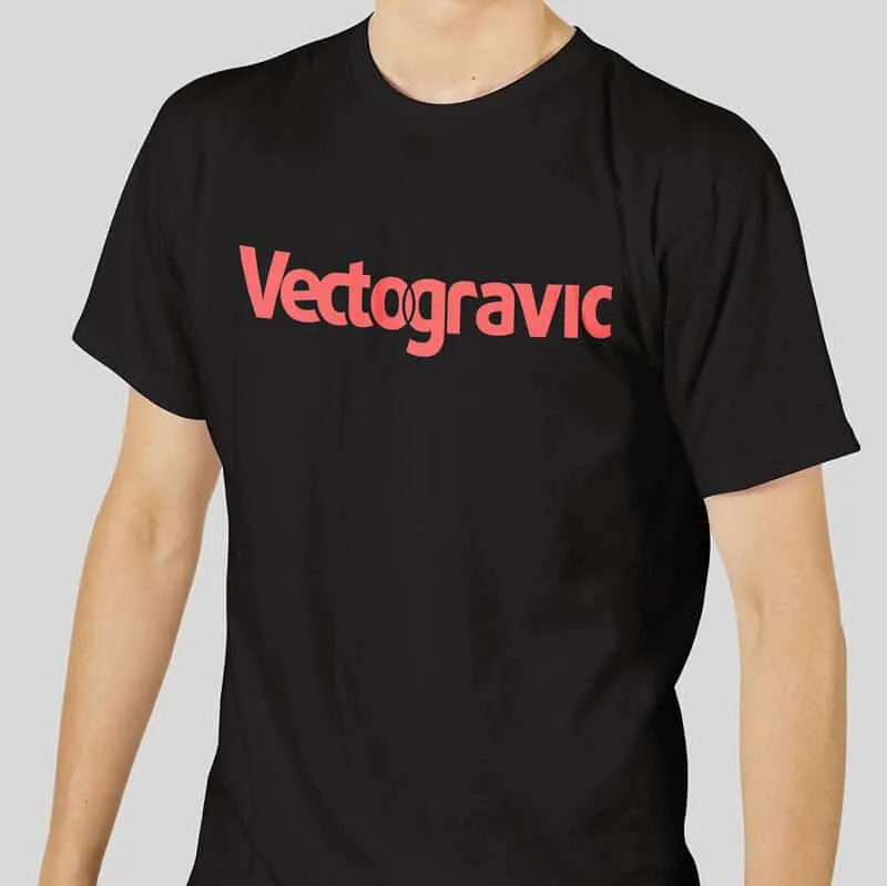 Free Women Wearing a Black T-Shirt Mockup