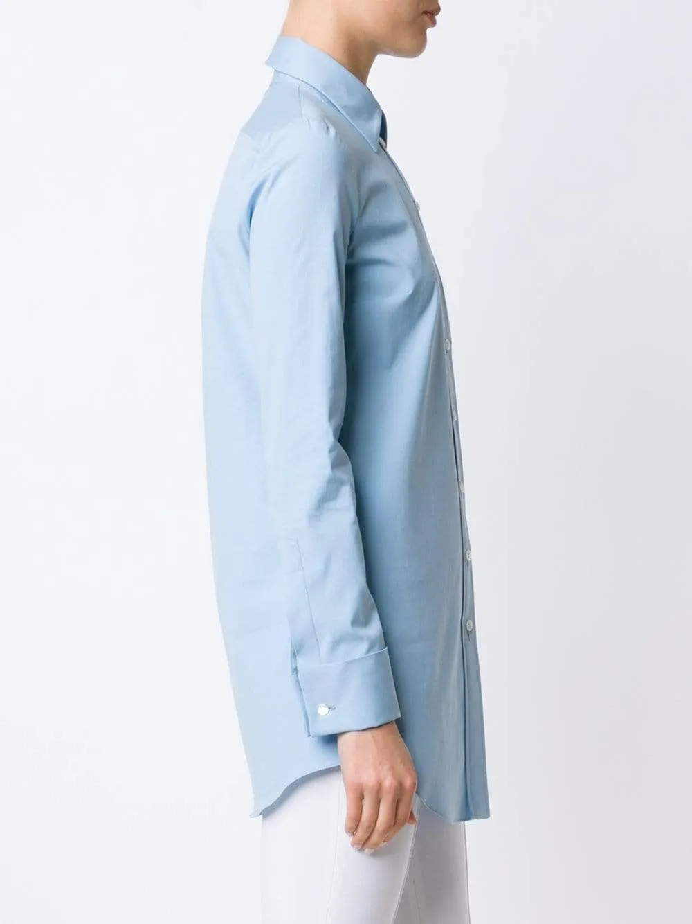 French Cuff Tunic Blouse