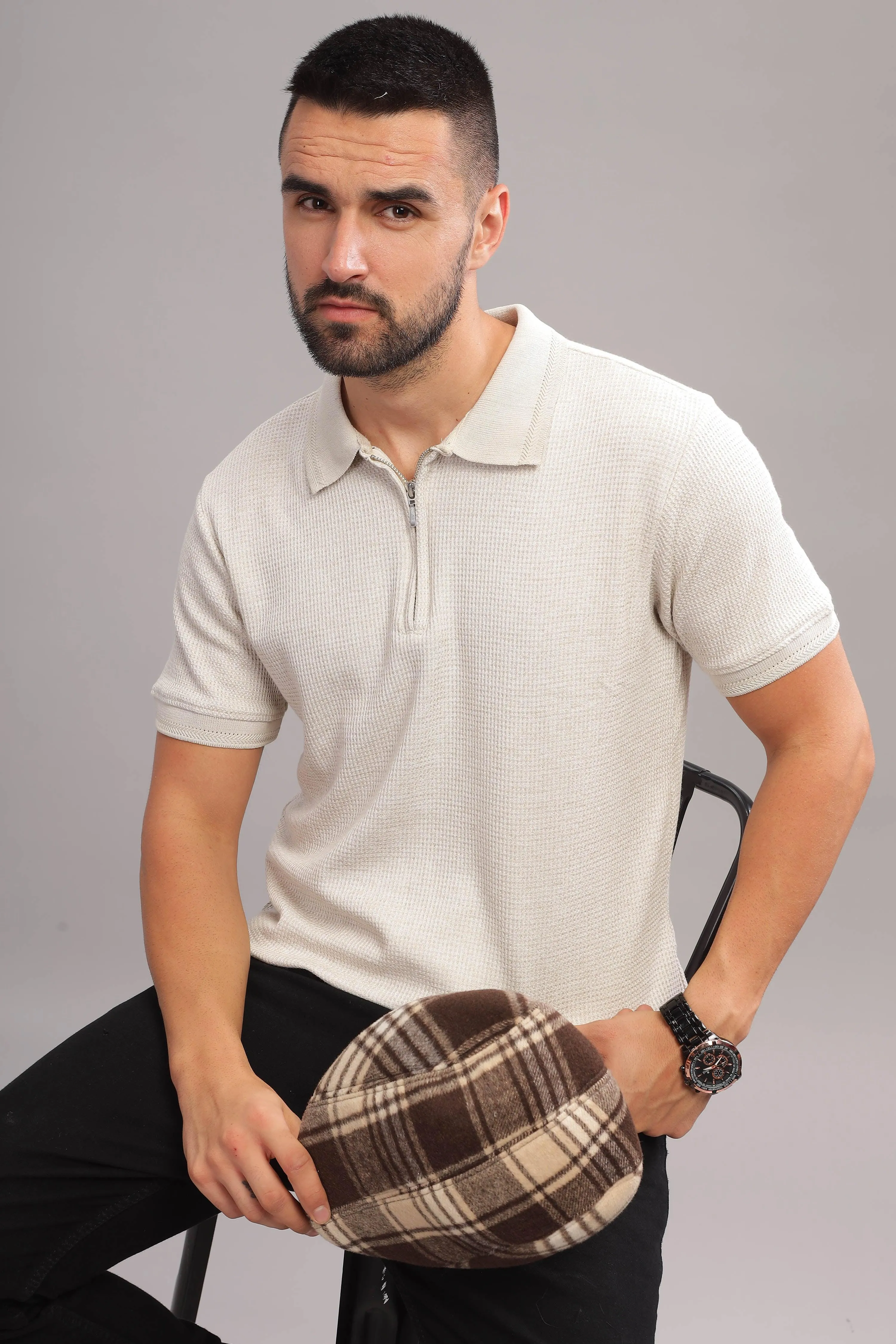 Frosty Marshmellow Mens Polo Shirt