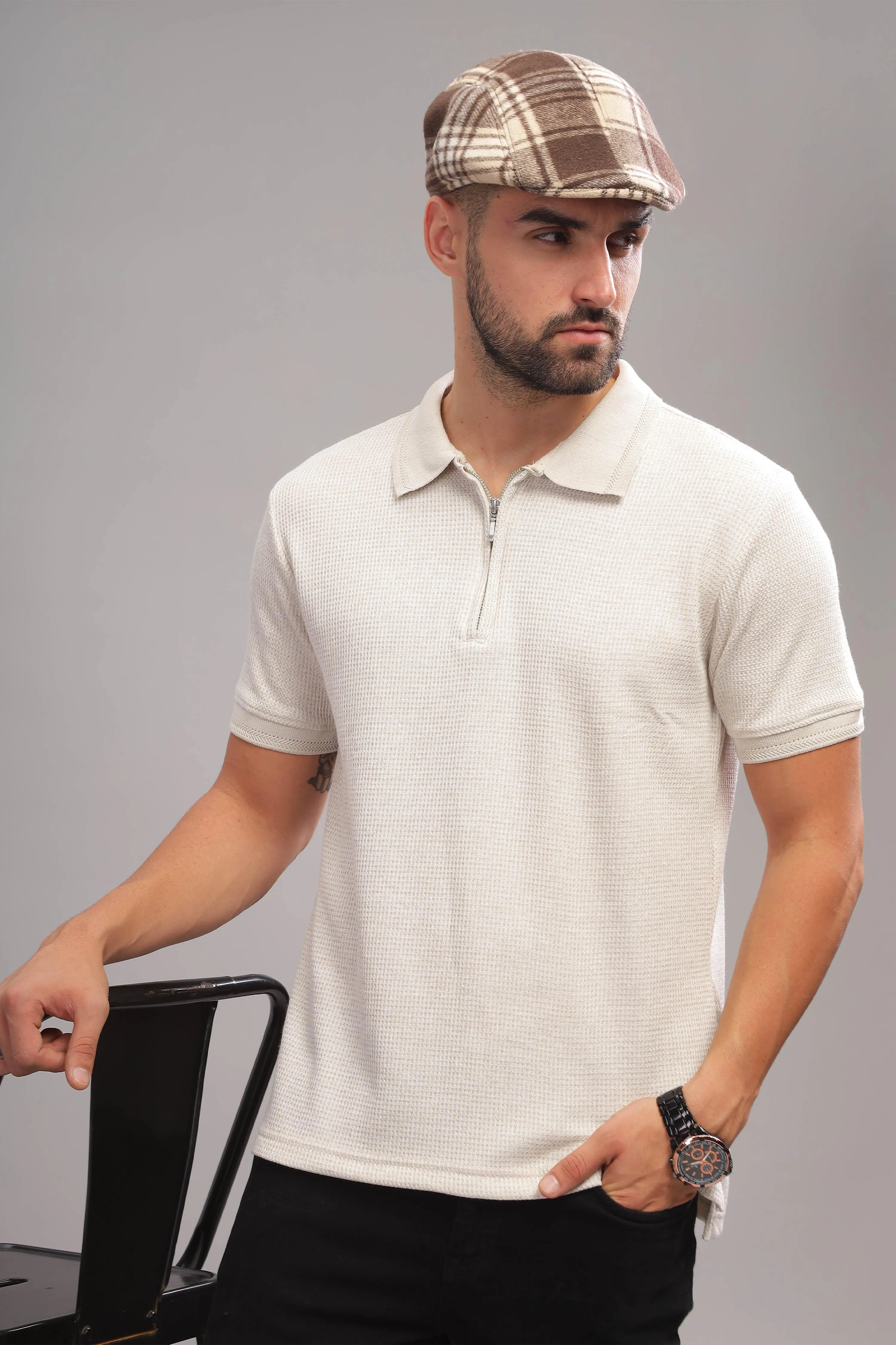 Frosty Marshmellow Mens Polo Shirt