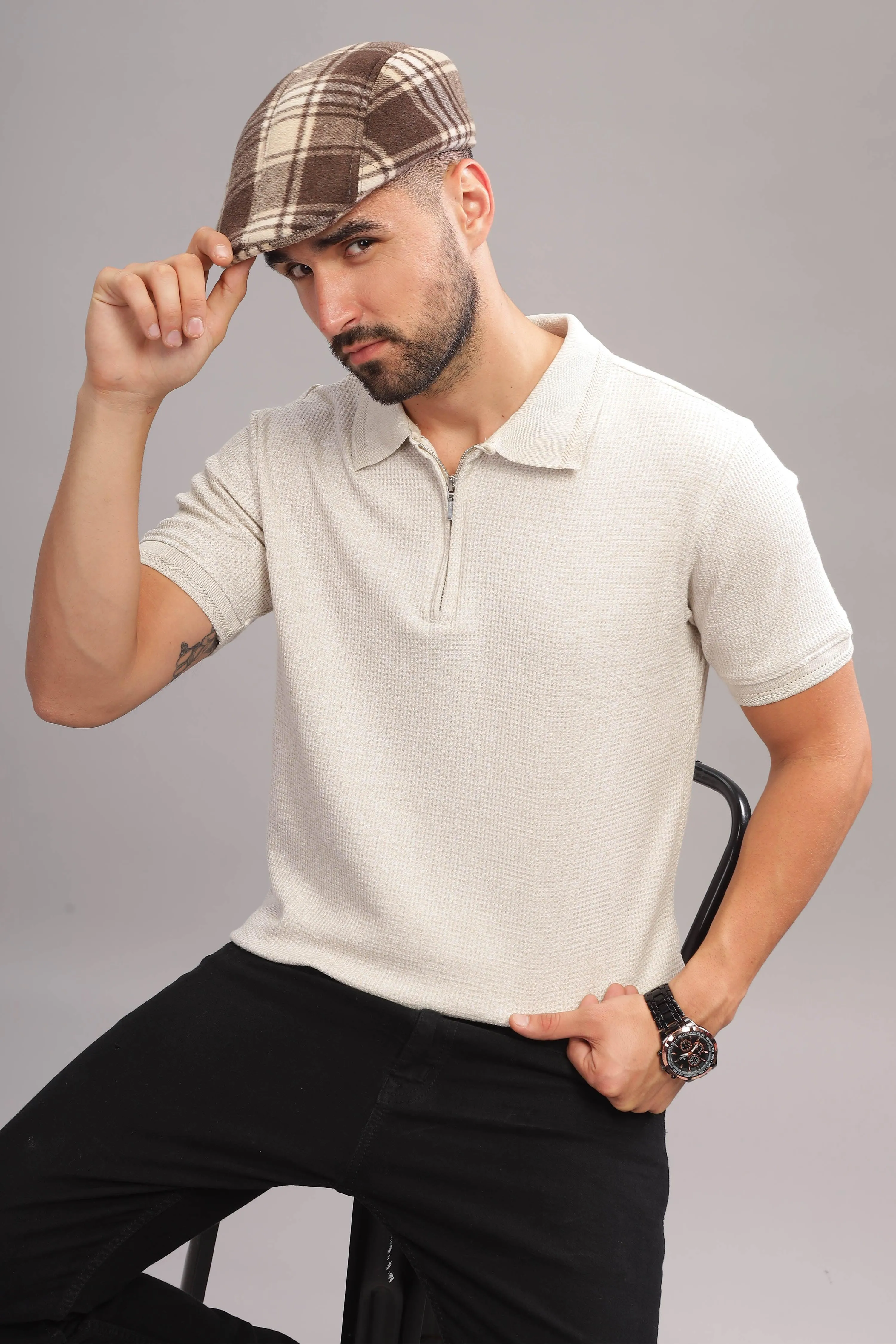 Frosty Marshmellow Mens Polo Shirt