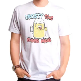 Frosty The Beer Mug Adult T-Shirt