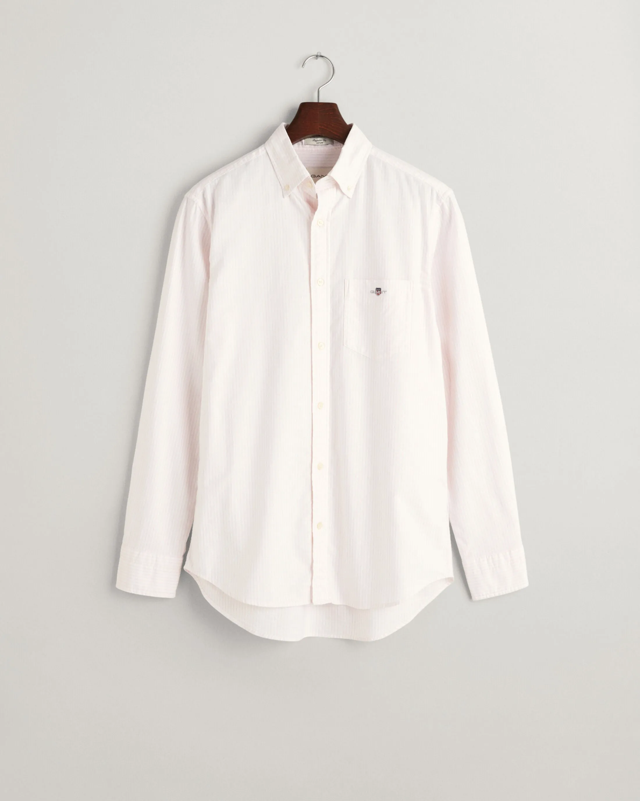 GANT - Reg Oxford Banker Stripe, Light Pink