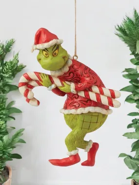 Grinch With Candy Canes Ornament