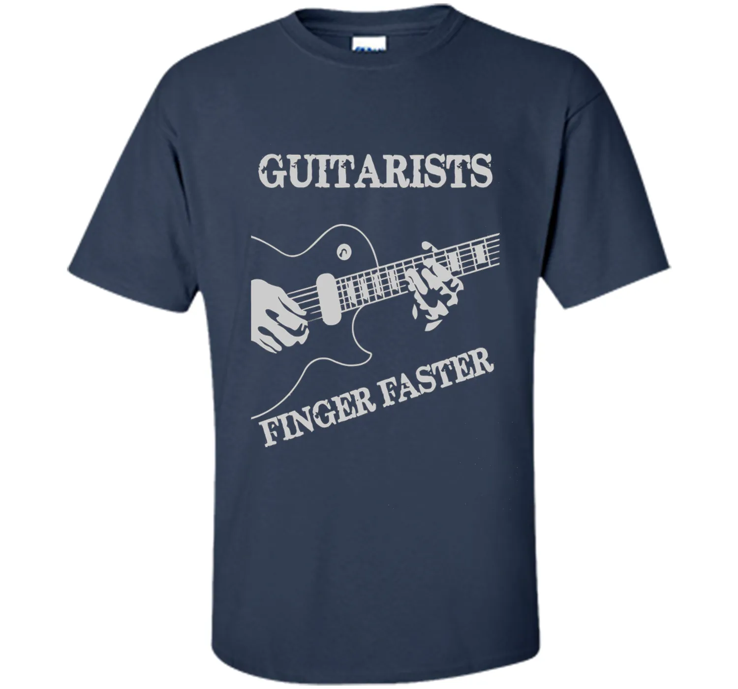 Guitar T-shirt : Guitarists Finger Faster!