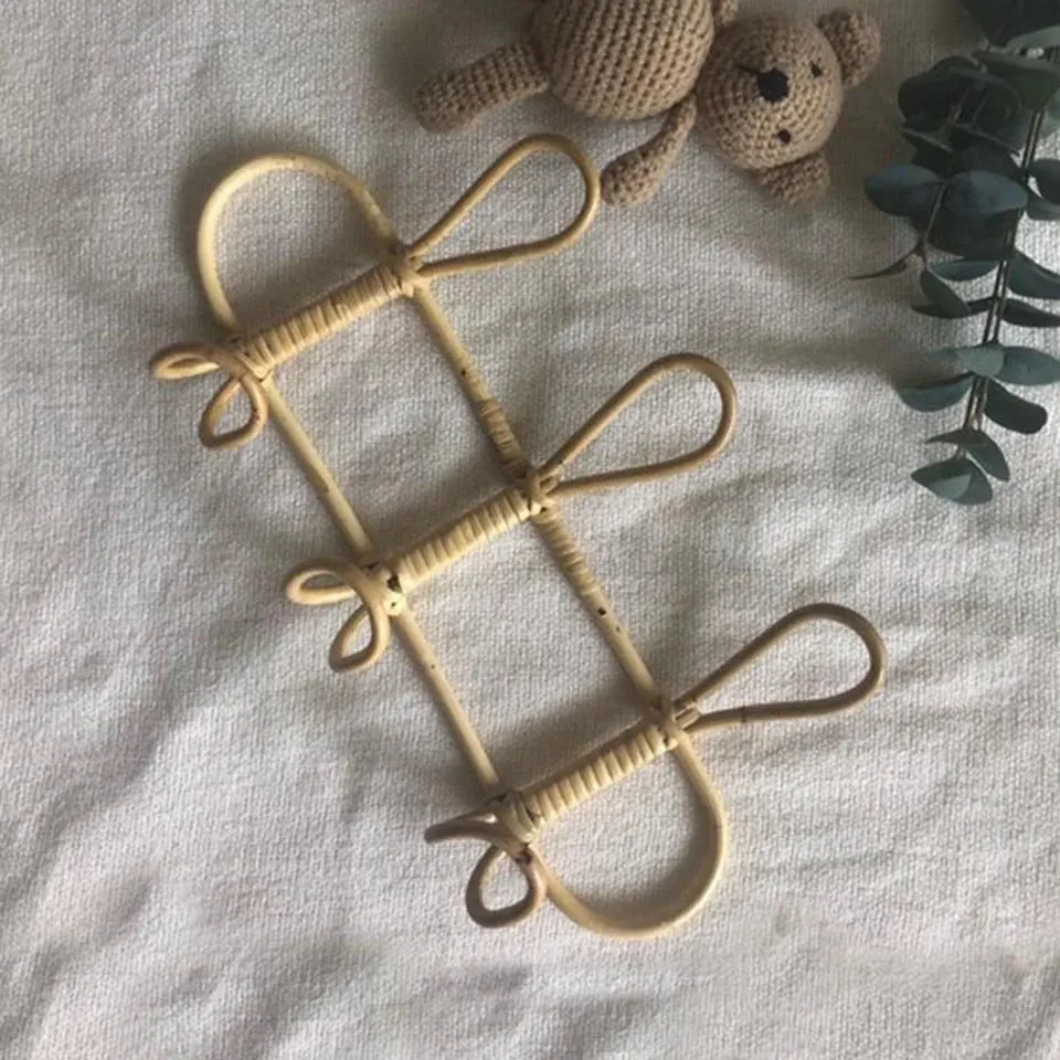 Handmade Rattan Clothes Hanger