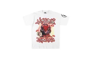 Hellstar T Shirt Portrait Flame Pure Cotton