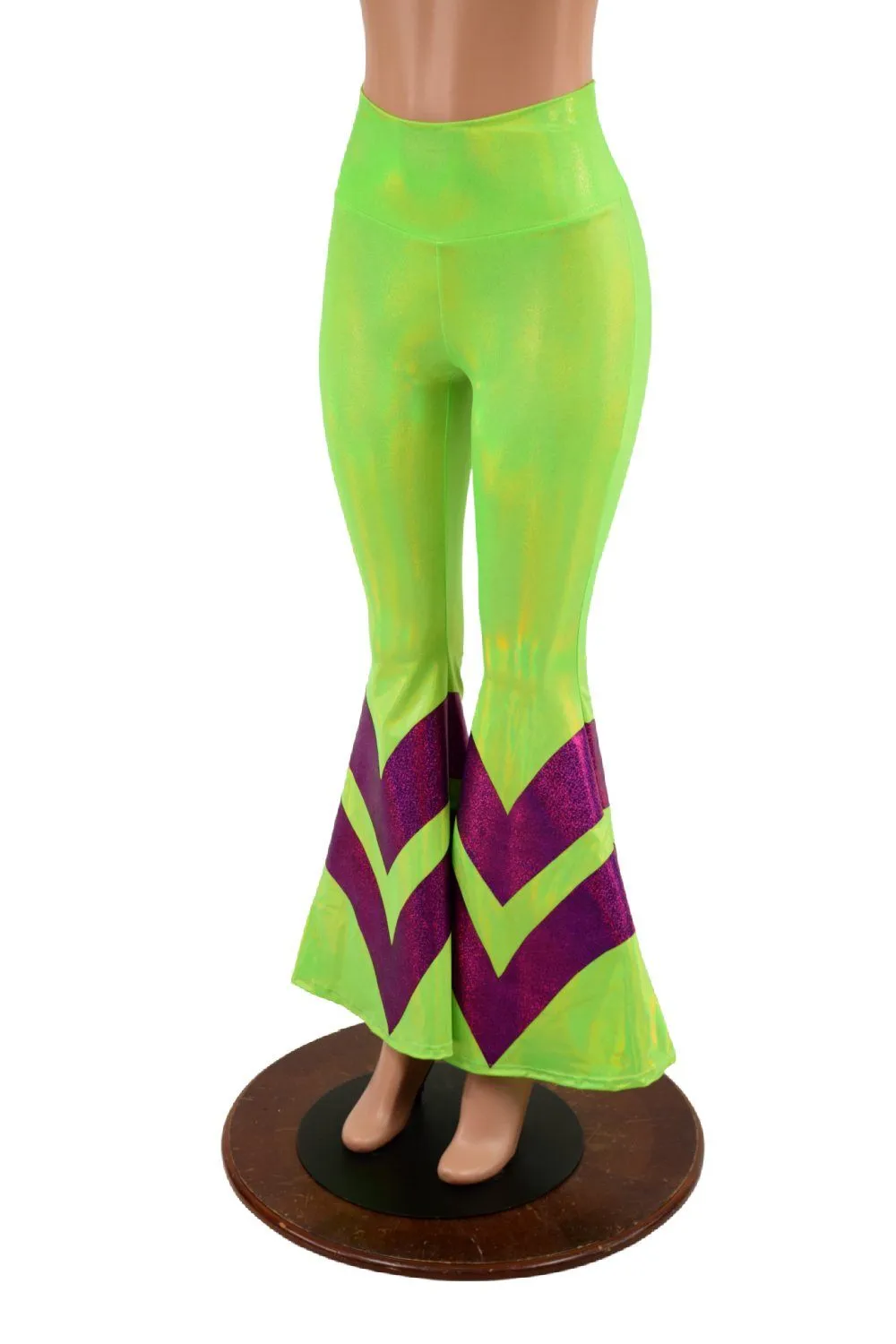 High Waist Chevron Solar Flares