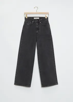High Waist Cropped Denim Pants
