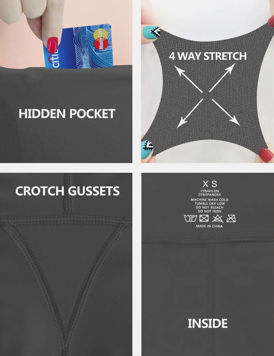 High Waist Side Pockets Jogging Pants shadowcharcoal_Jogging
