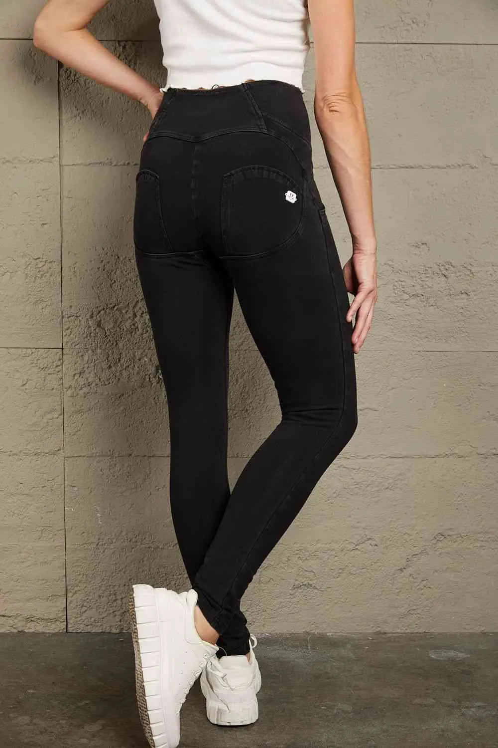 High Waist Skinny Long Jeans