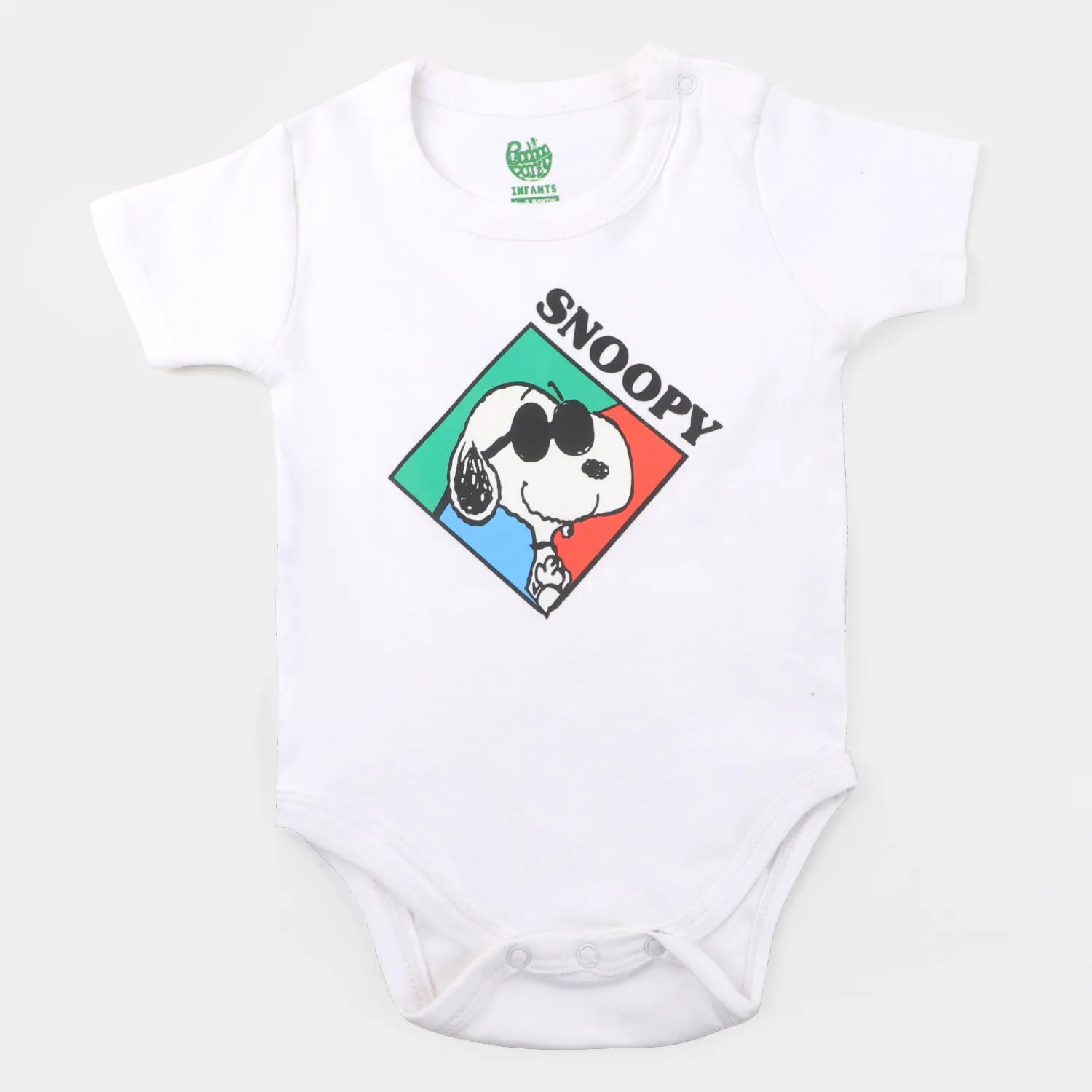 Infant Unisex Romper Character | White