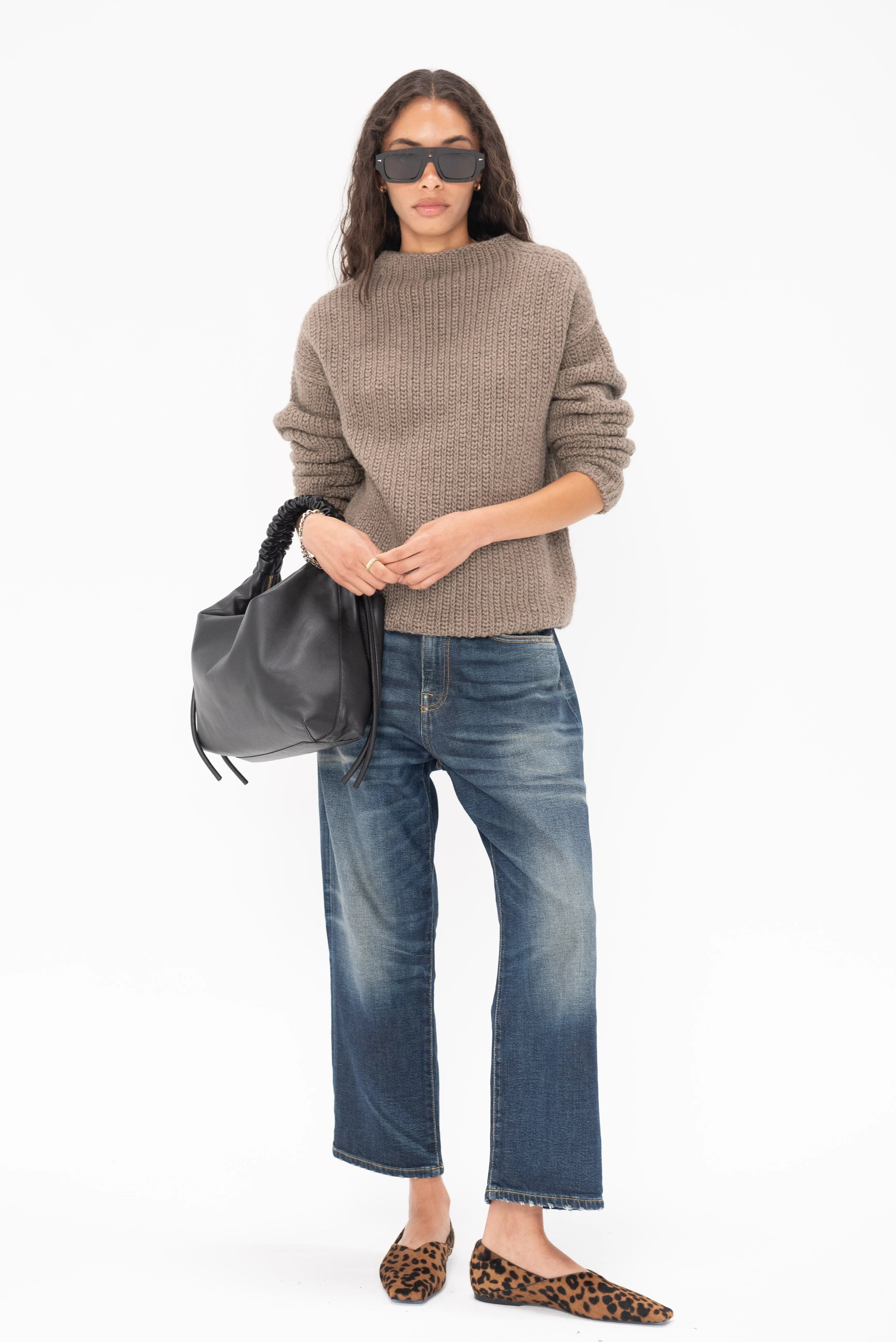 Knit Top, Beige
