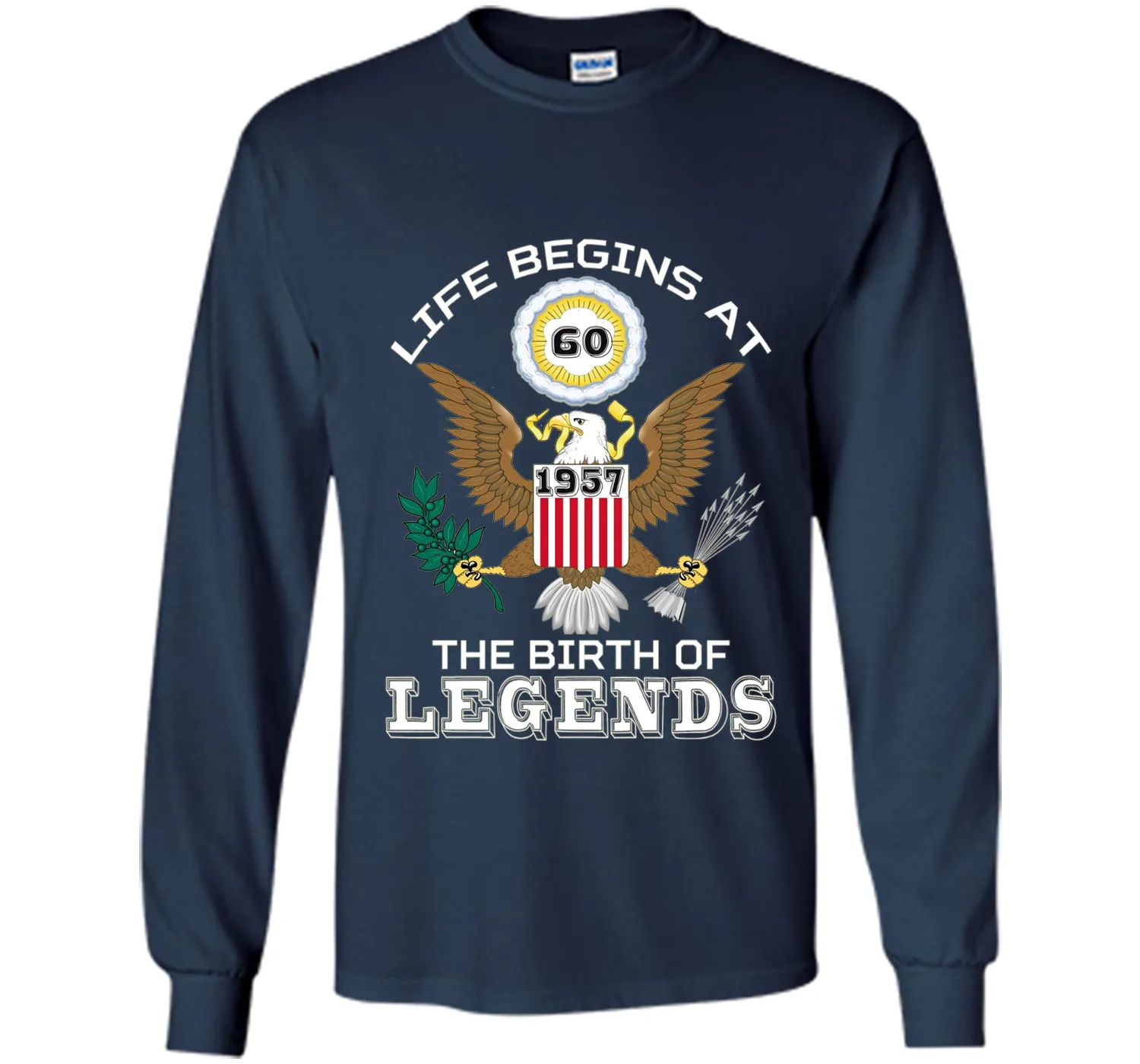 Life begins at 60 - The Birth of Legends 1957 T Shirt cool shirt