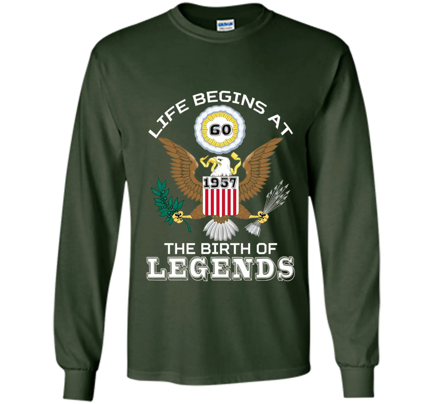 Life begins at 60 - The Birth of Legends 1957 T Shirt cool shirt