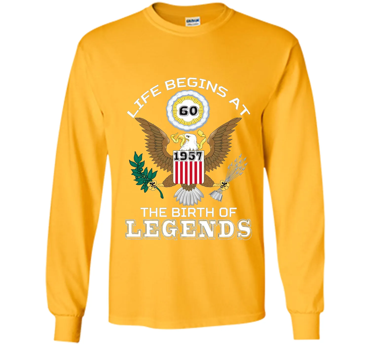 Life begins at 60 - The Birth of Legends 1957 T Shirt cool shirt