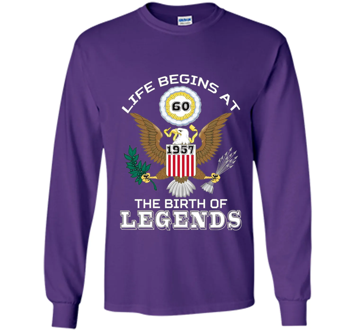 Life begins at 60 - The Birth of Legends 1957 T Shirt cool shirt