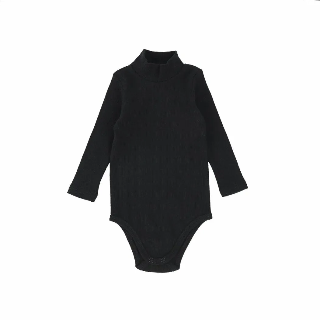 Lil Tee Rib Turtleneck Onesie
