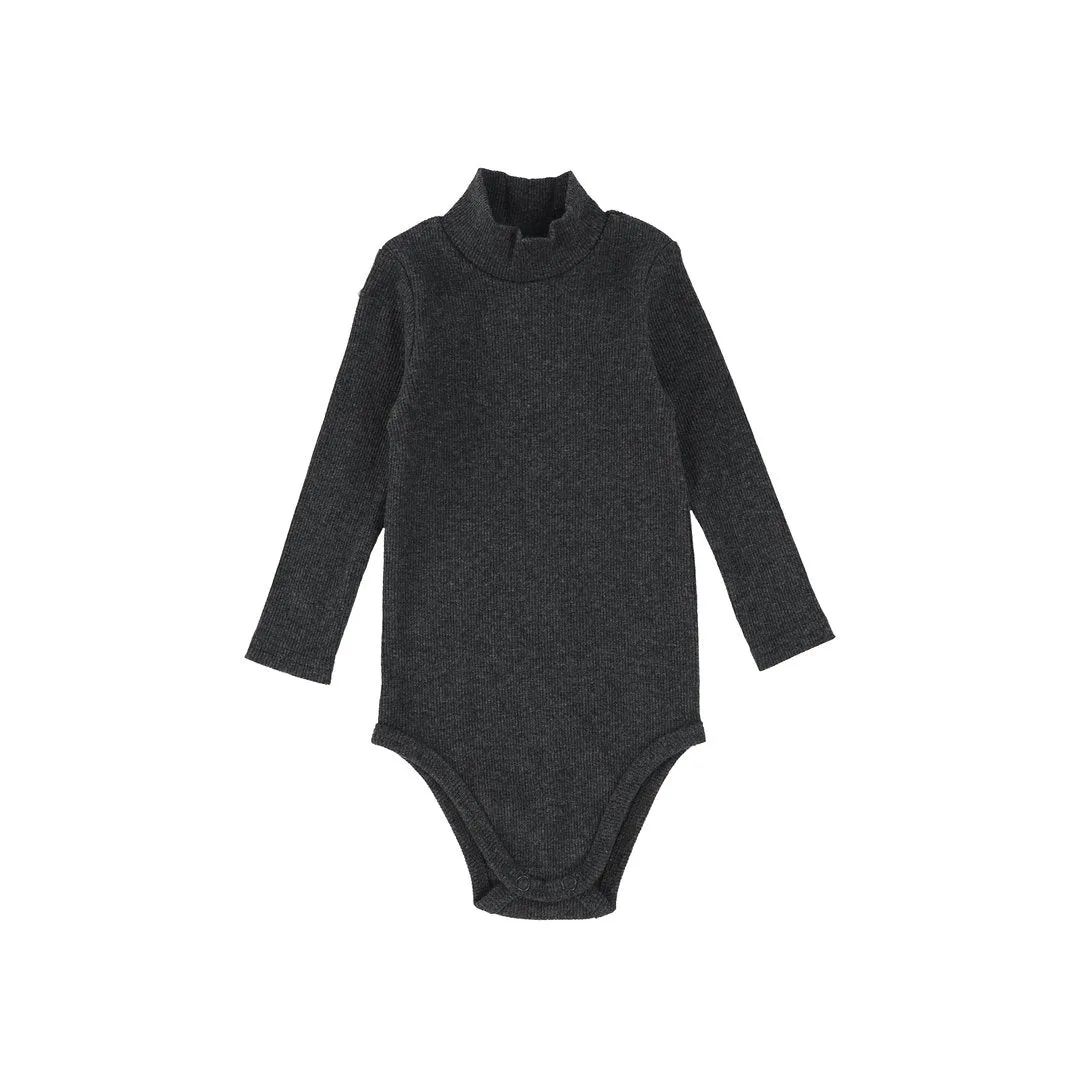 Lil Tee Rib Turtleneck Onesie
