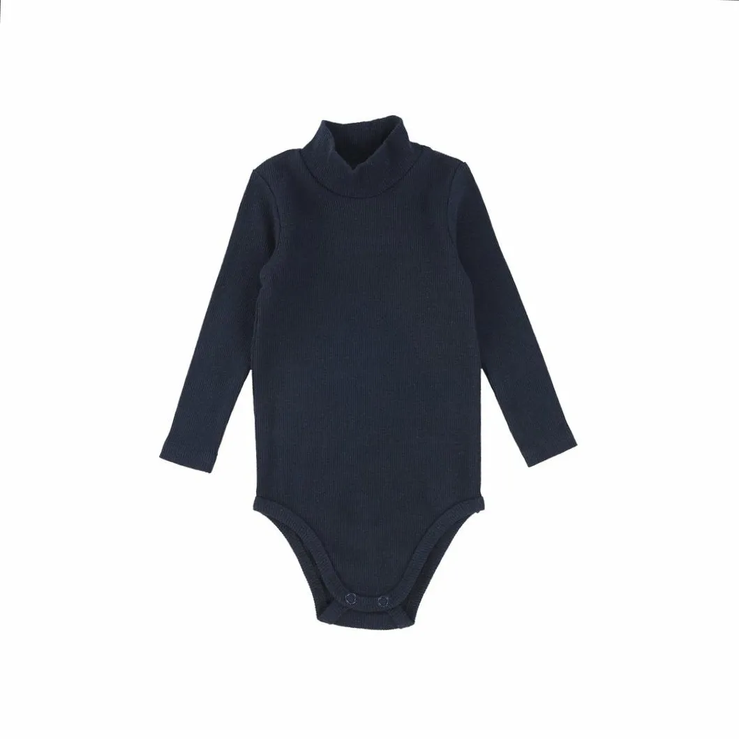 Lil Tee Rib Turtleneck Onesie