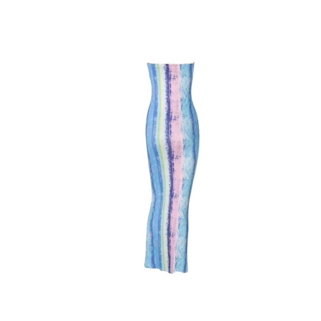 Look Me Up and Down Tube Maxi Dress