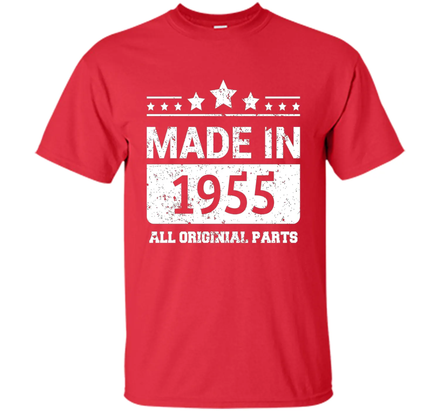 Made In 1955 All Original Parts Birthday T-Shirt