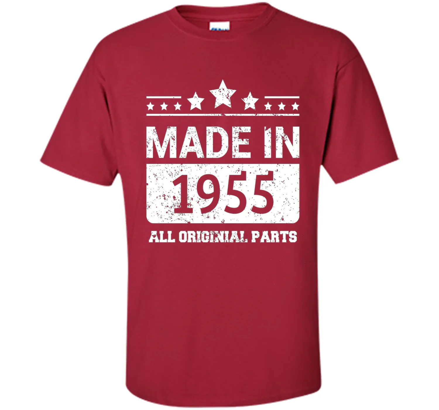 Made In 1955 All Original Parts Birthday T-Shirt