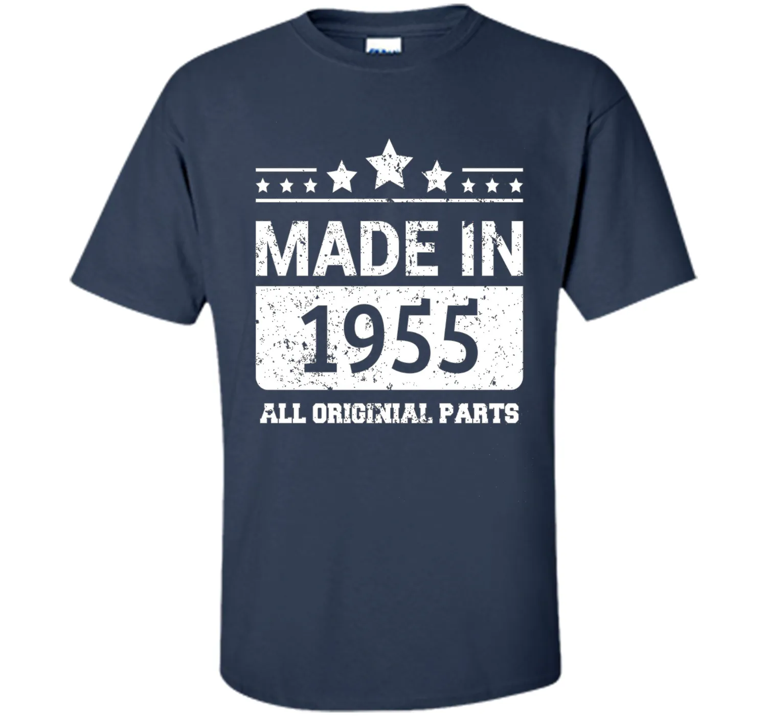 Made In 1955 All Original Parts Birthday T-Shirt