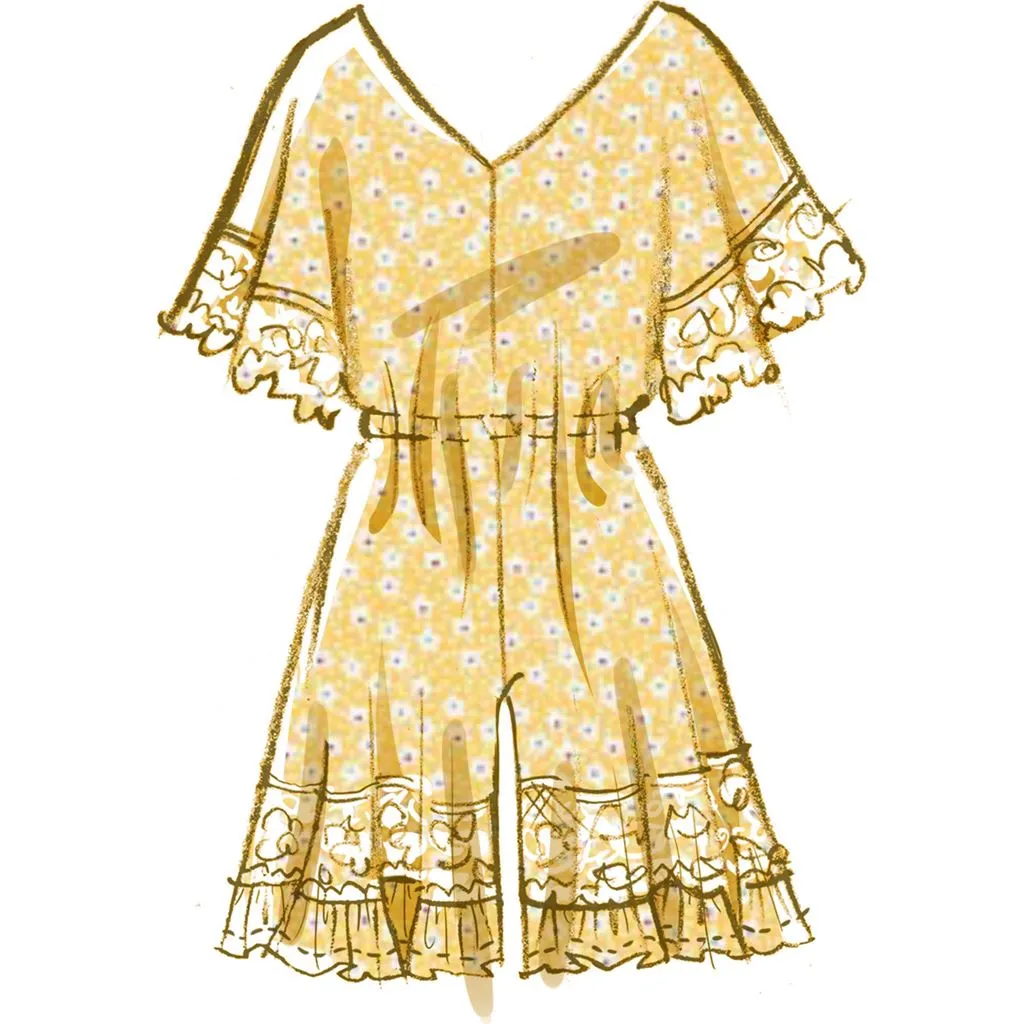 McCall's Pattern M8317 Girls' Romper and Jumpsuits