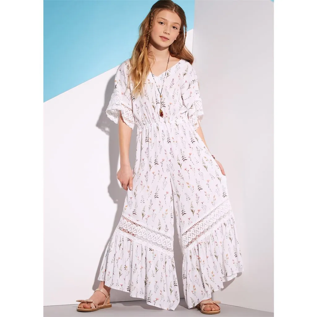 McCall's Pattern M8317 Girls' Romper and Jumpsuits