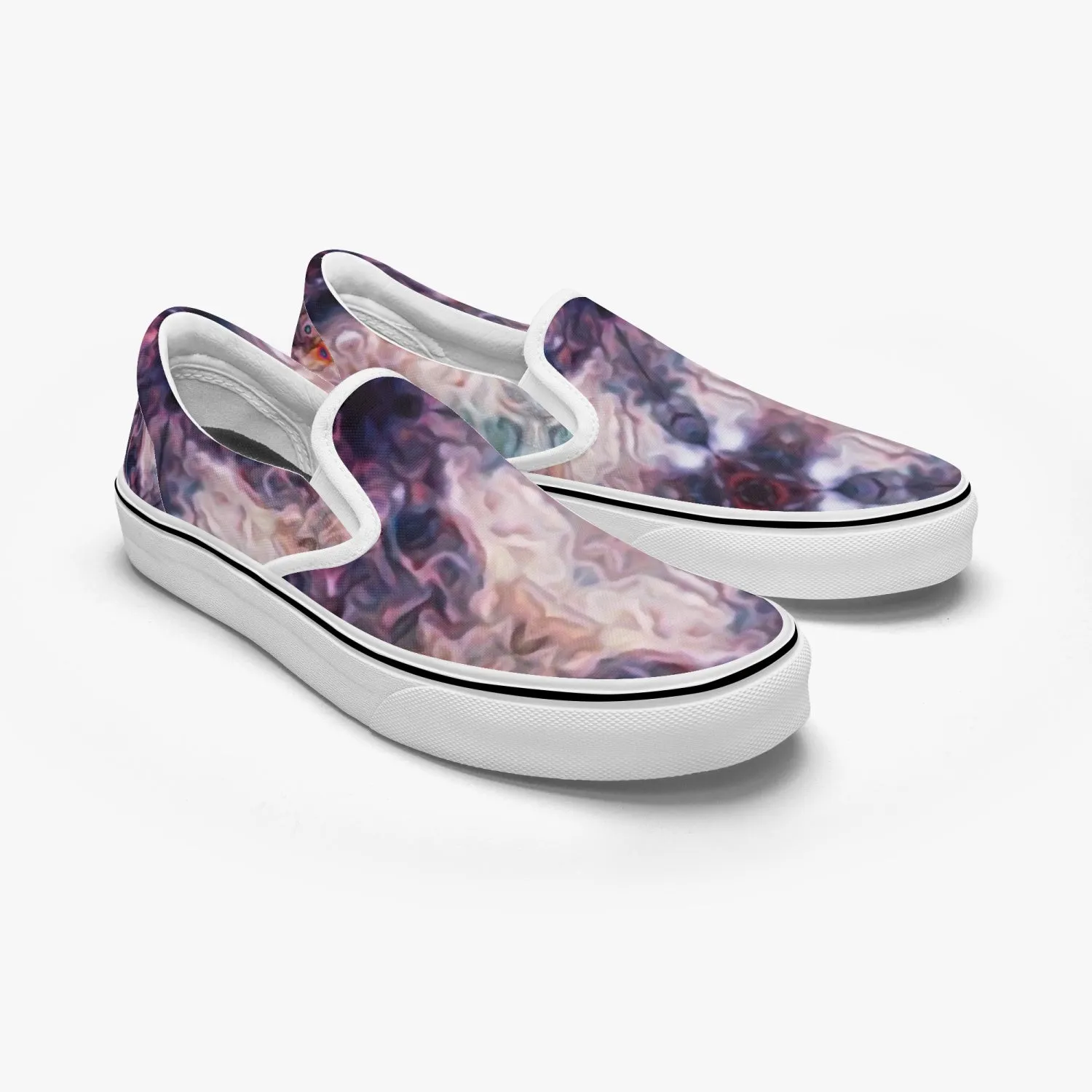 Medusa Split-Style Psychedelic Slip-On Shoes