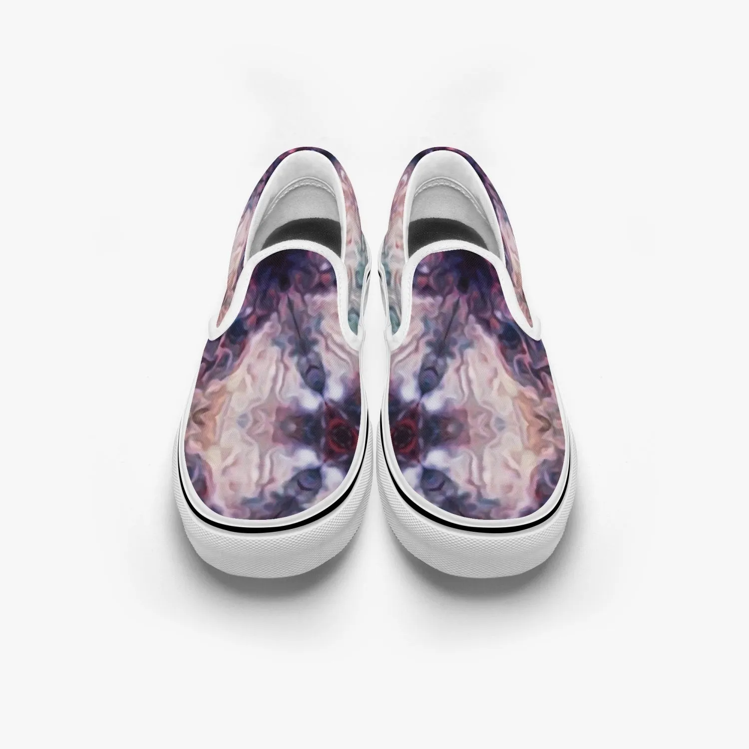 Medusa Split-Style Psychedelic Slip-On Shoes