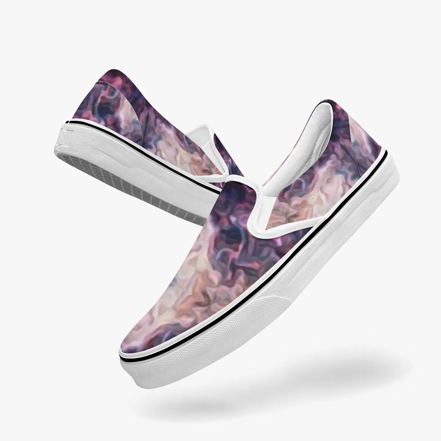 Medusa Split-Style Psychedelic Slip-On Shoes