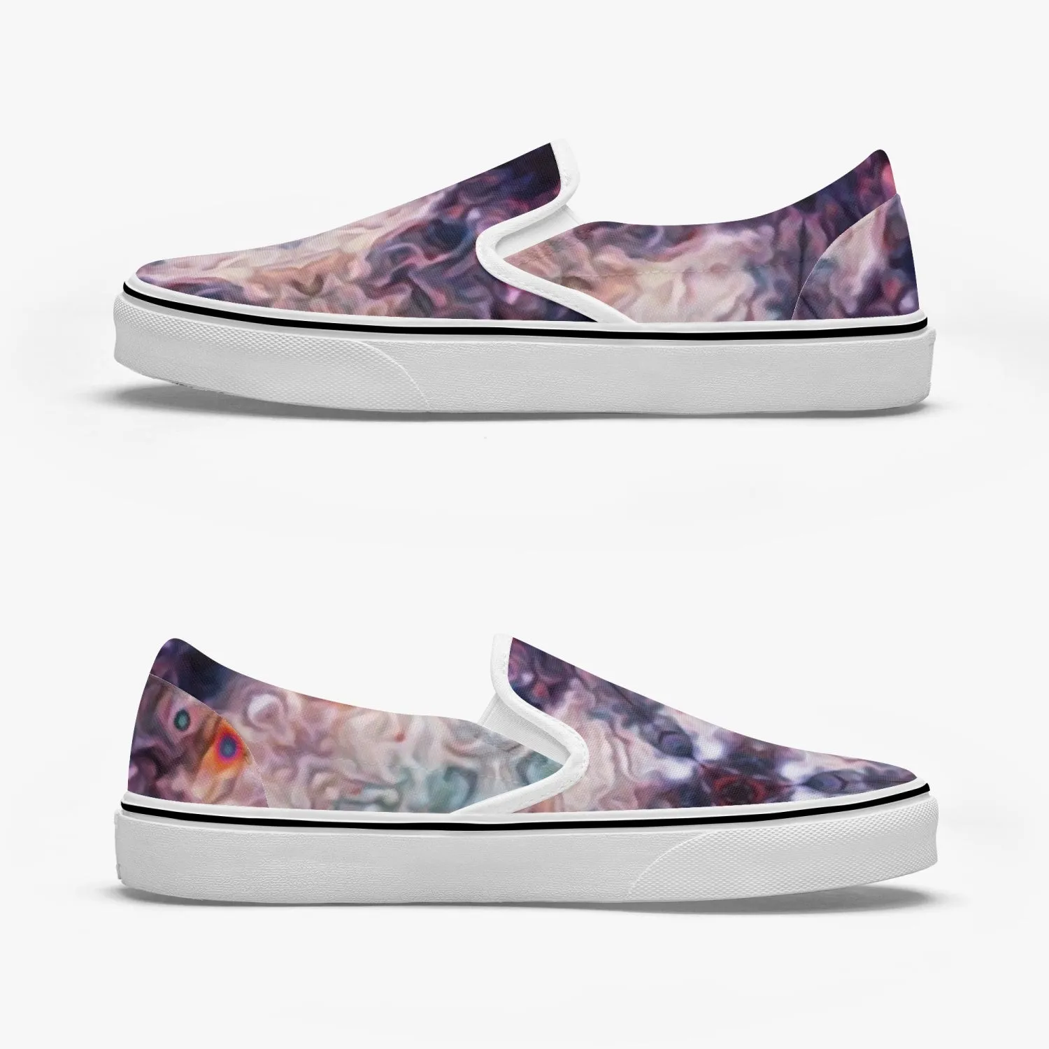 Medusa Split-Style Psychedelic Slip-On Shoes