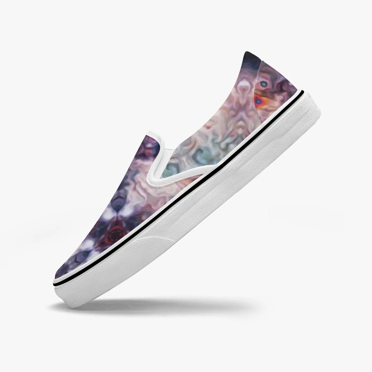 Medusa Split-Style Psychedelic Slip-On Shoes