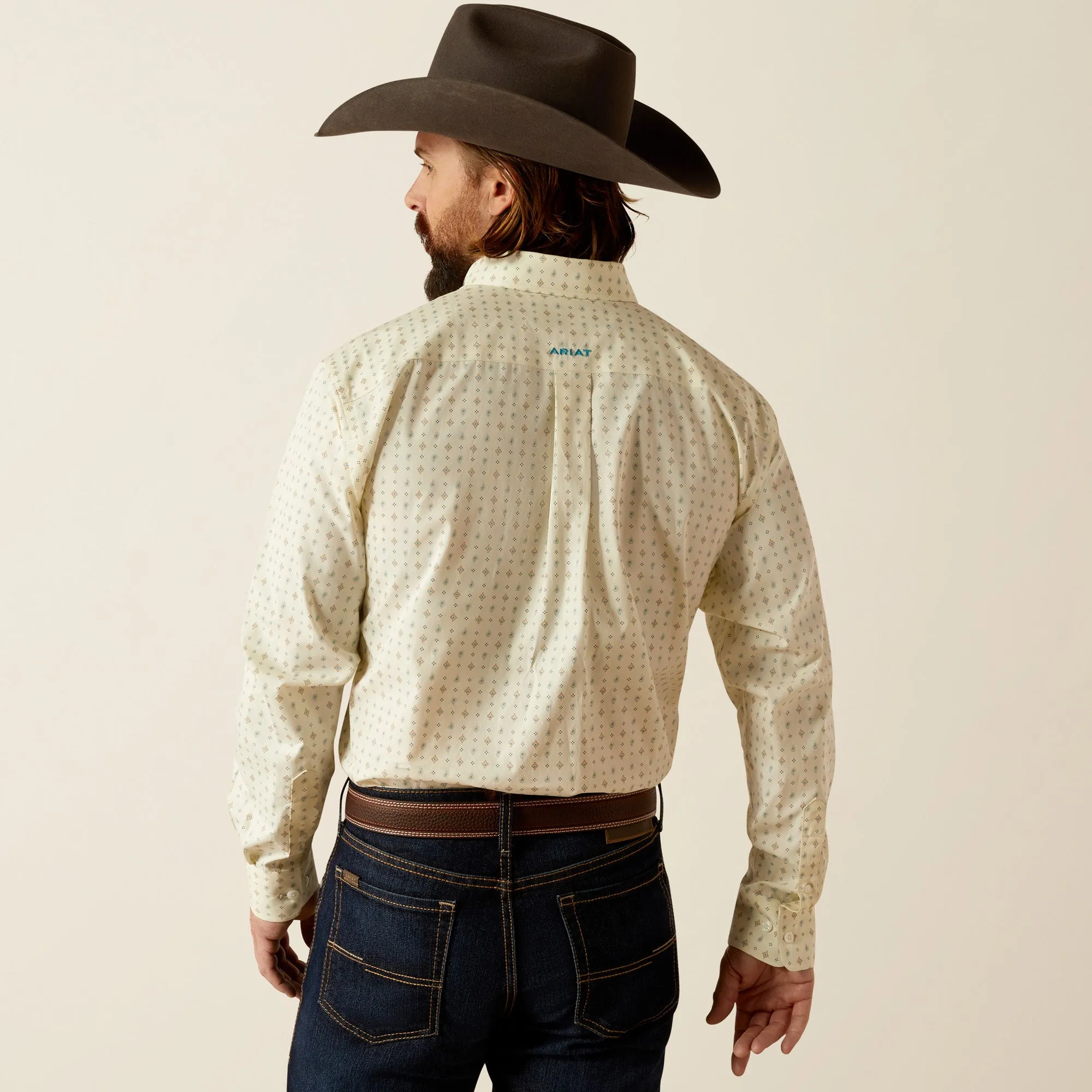 Men's Ariat Wrinkle Free Griffin Classic Fit Button Down Shirt #10052375