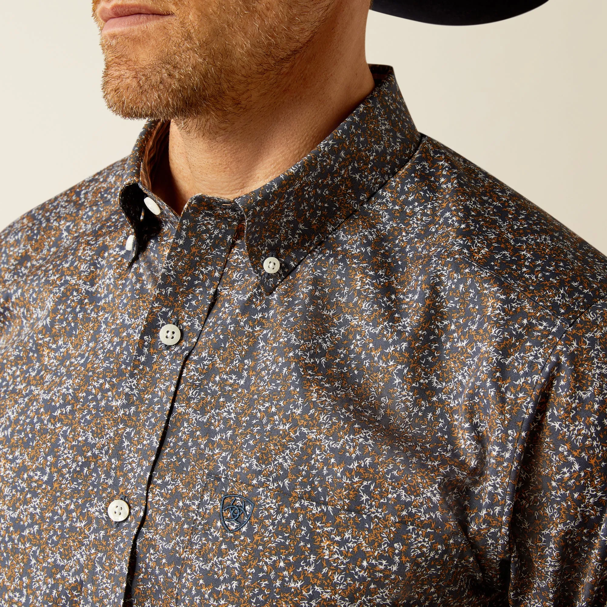 Men's Ariat Wrinkle Free Immanuel Button Down Shirt #10054044