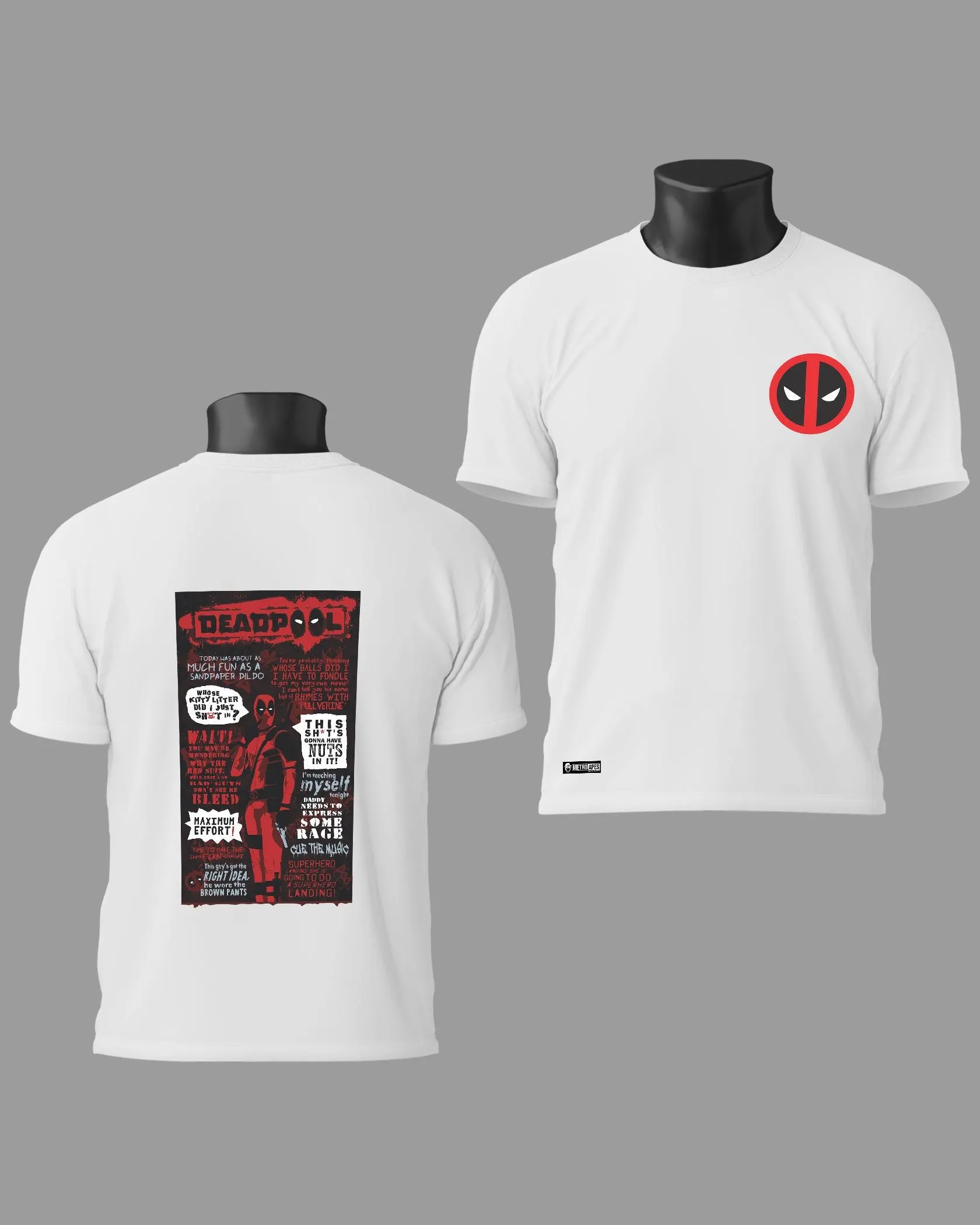 Mens Regular Tshirt Movies & Series Deadpool Thisshits