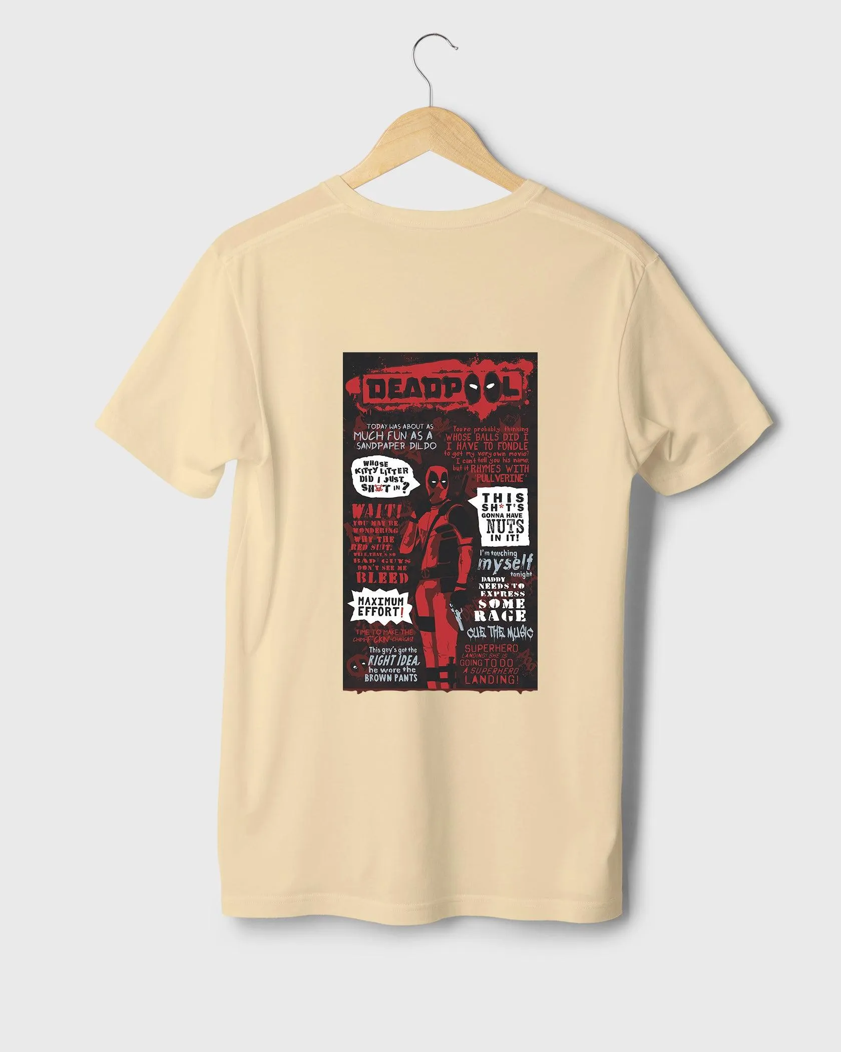 Mens Regular Tshirt Movies & Series Deadpool Thisshits