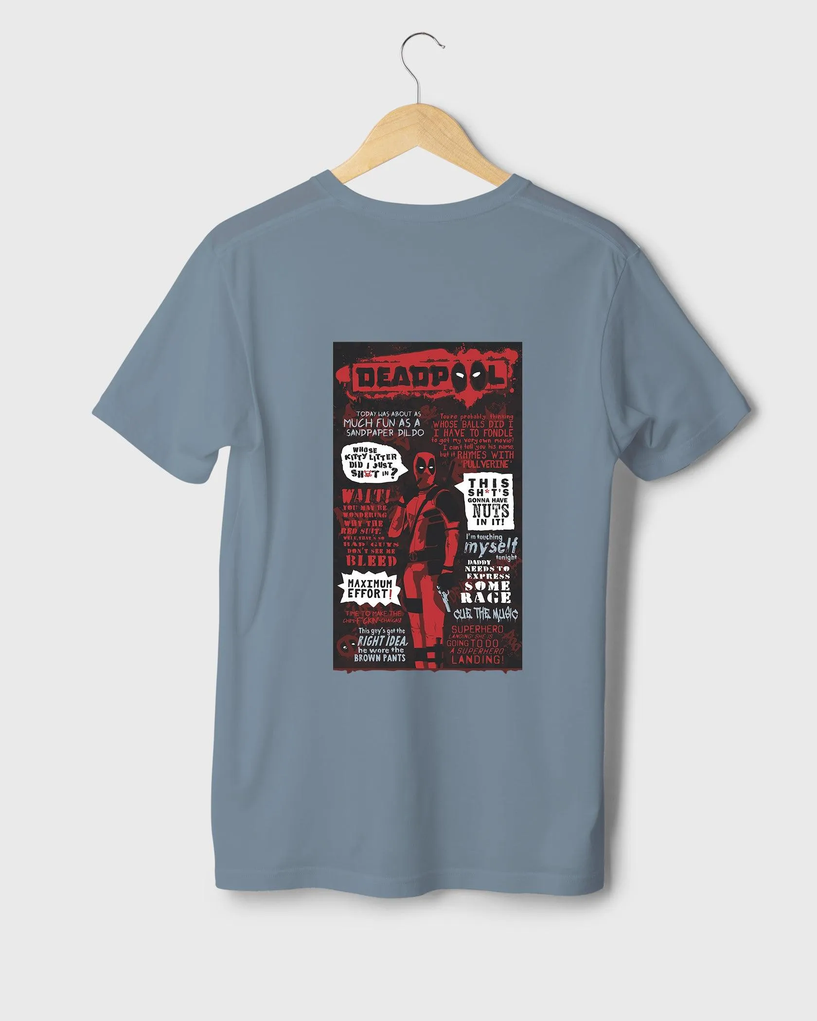 Mens Regular Tshirt Movies & Series Deadpool Thisshits