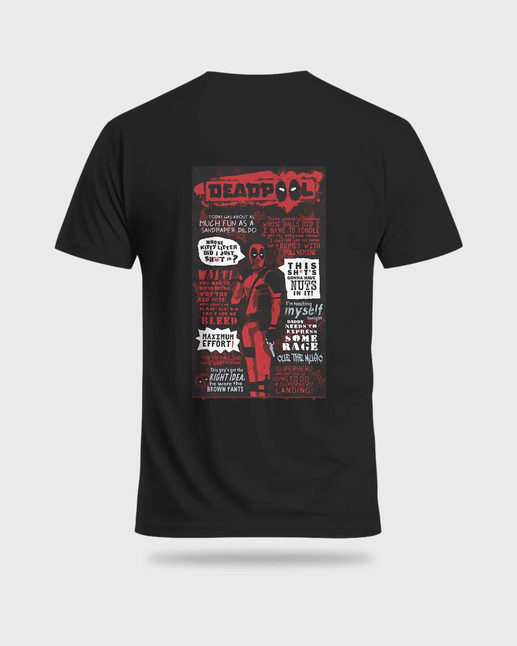 Mens Regular Tshirt Movies & Series Deadpool Thisshits