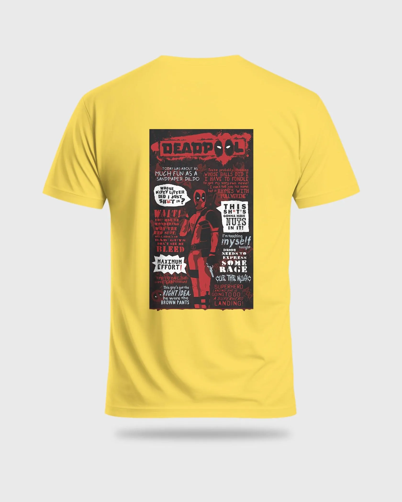 Mens Regular Tshirt Movies & Series Deadpool Thisshits