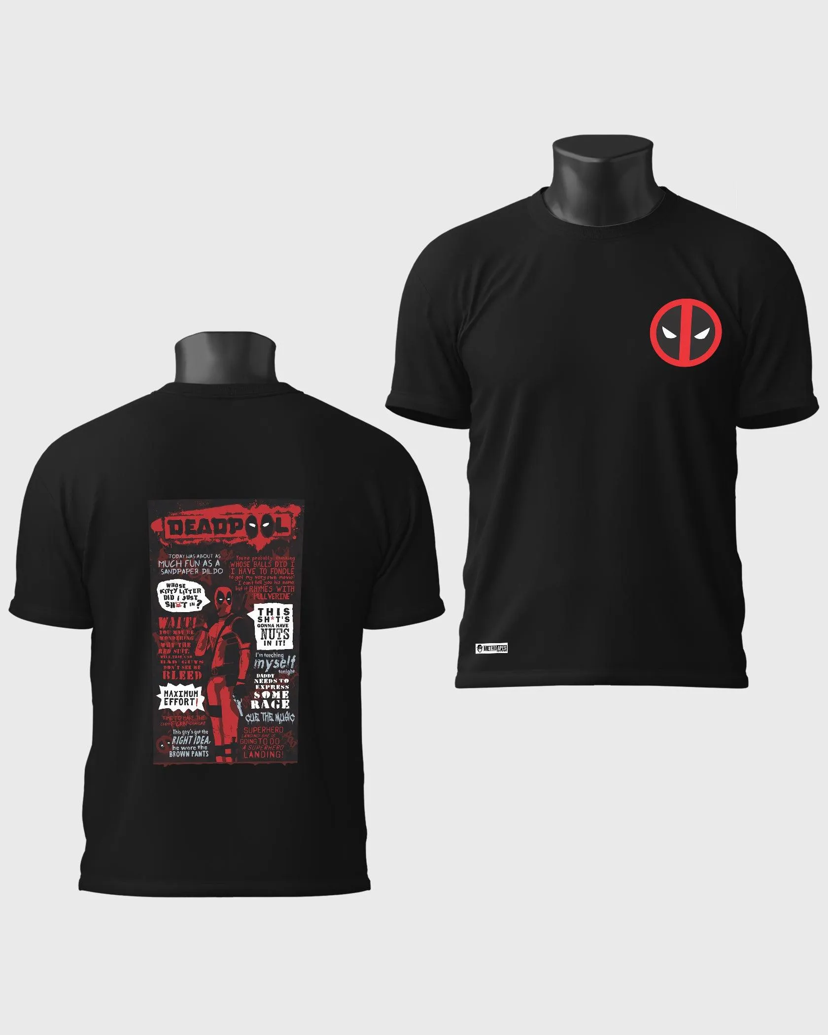 Mens Regular Tshirt Movies & Series Deadpool Thisshits