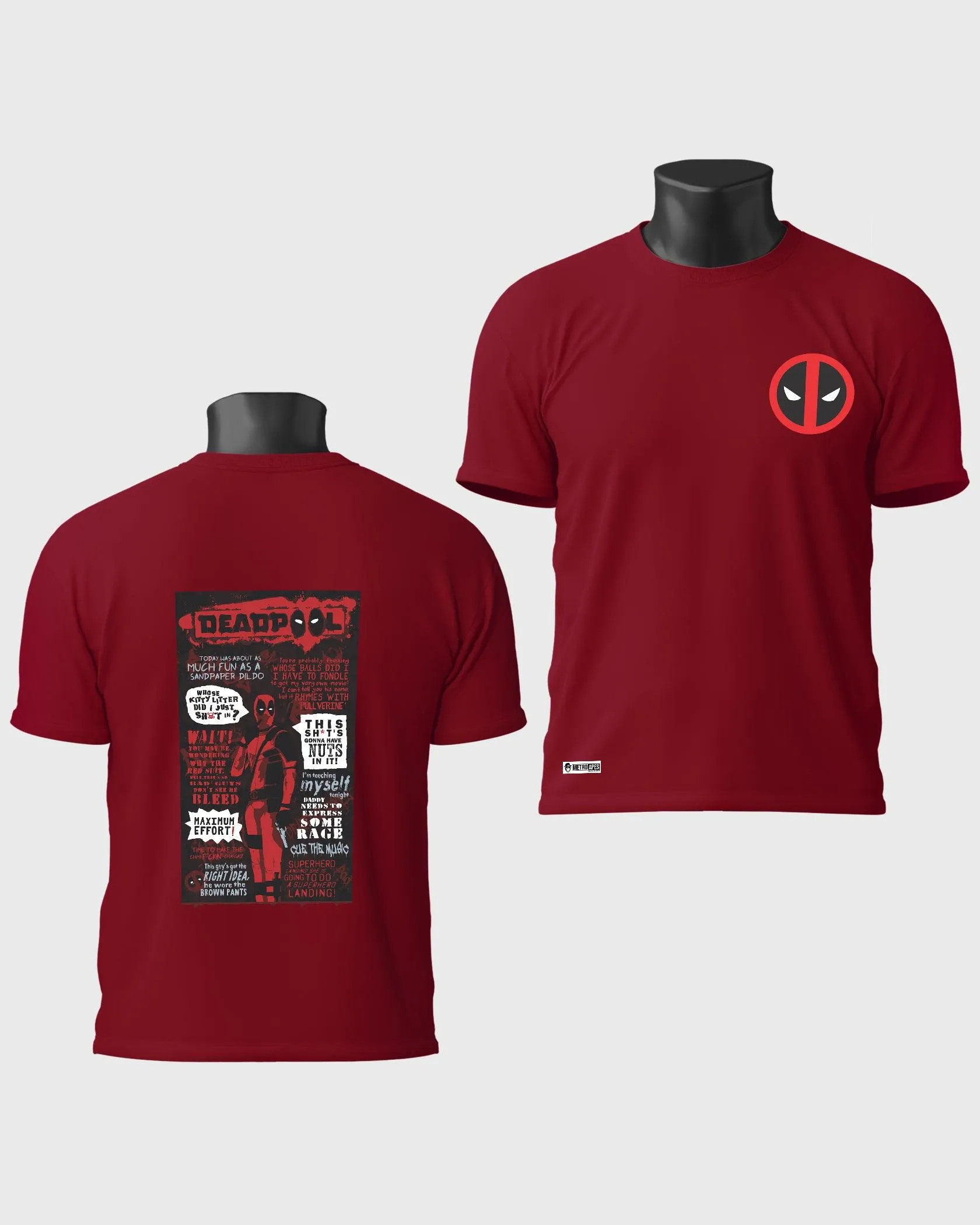 Mens Regular Tshirt Movies & Series Deadpool Thisshits