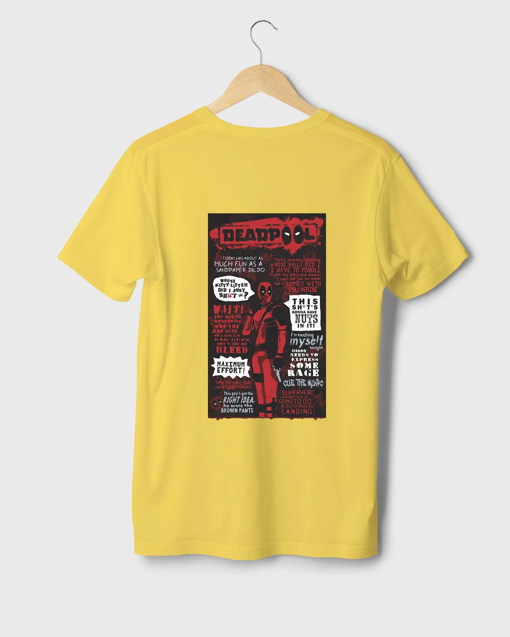 Mens Regular Tshirt Movies & Series Deadpool Thisshits