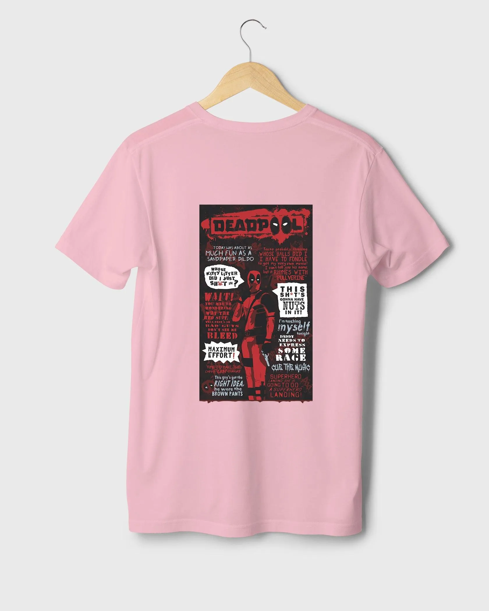 Mens Regular Tshirt Movies & Series Deadpool Thisshits