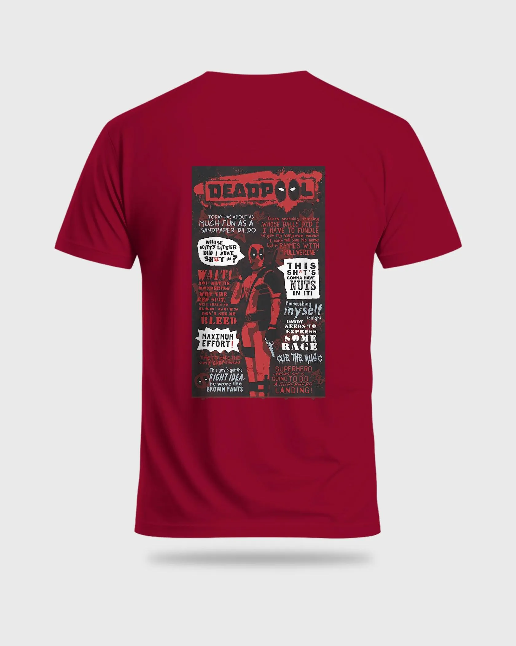 Mens Regular Tshirt Movies & Series Deadpool Thisshits