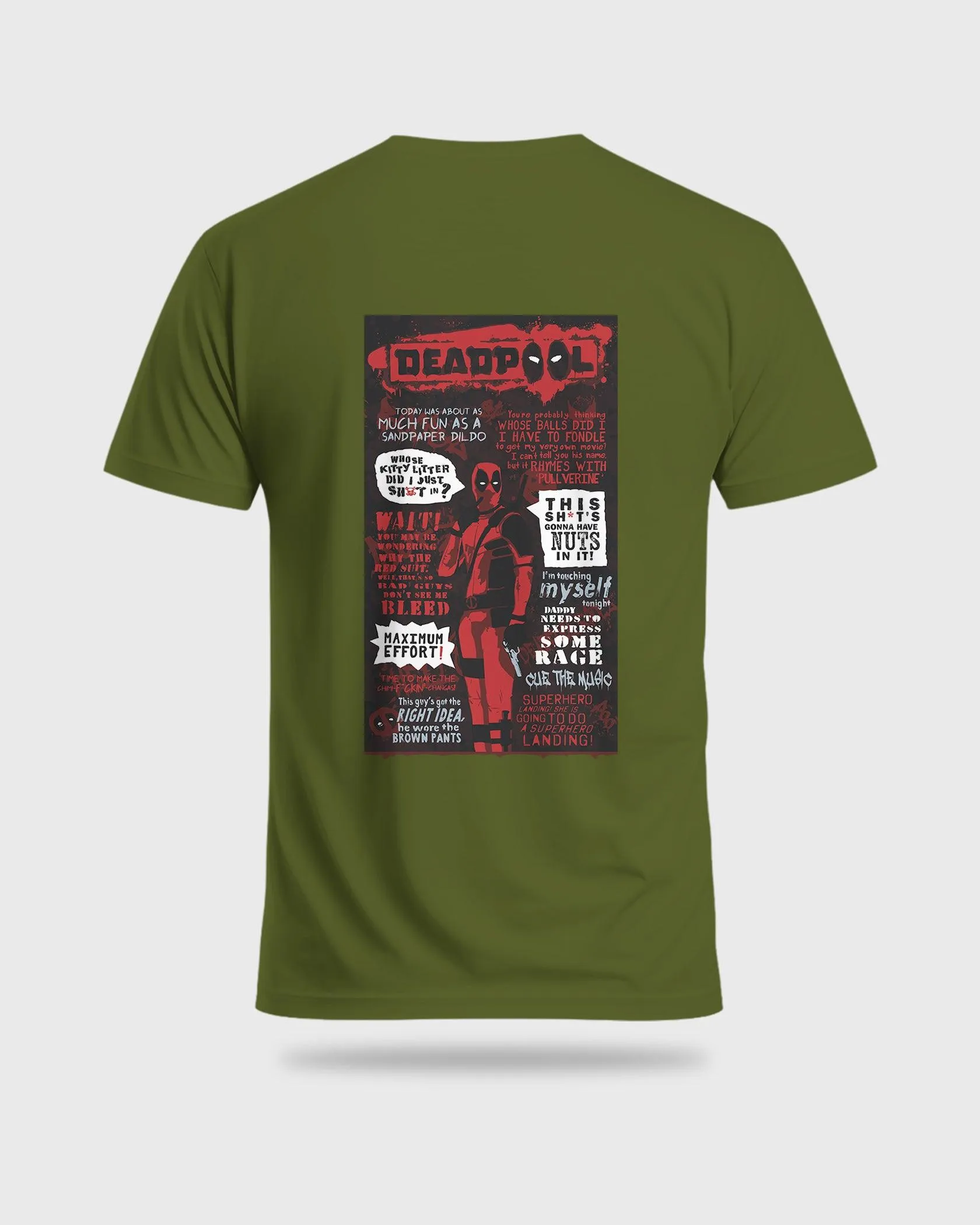 Mens Regular Tshirt Movies & Series Deadpool Thisshits