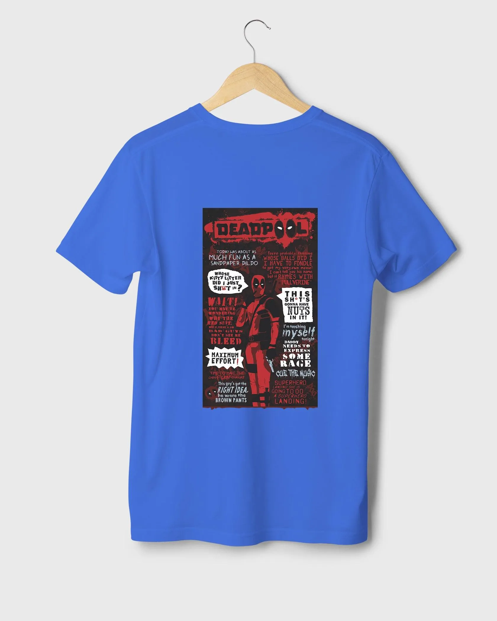 Mens Regular Tshirt Movies & Series Deadpool Thisshits
