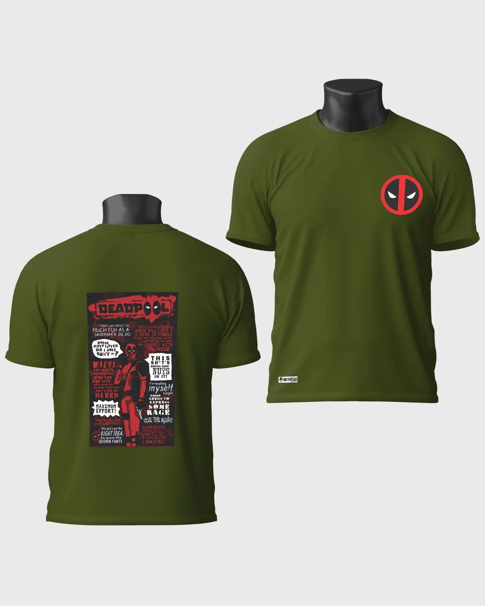 Mens Regular Tshirt Movies & Series Deadpool Thisshits